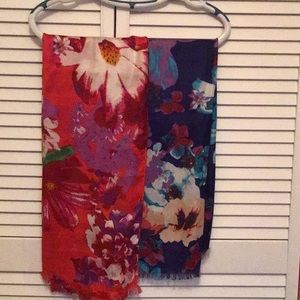 Set of Two Floral Scarves